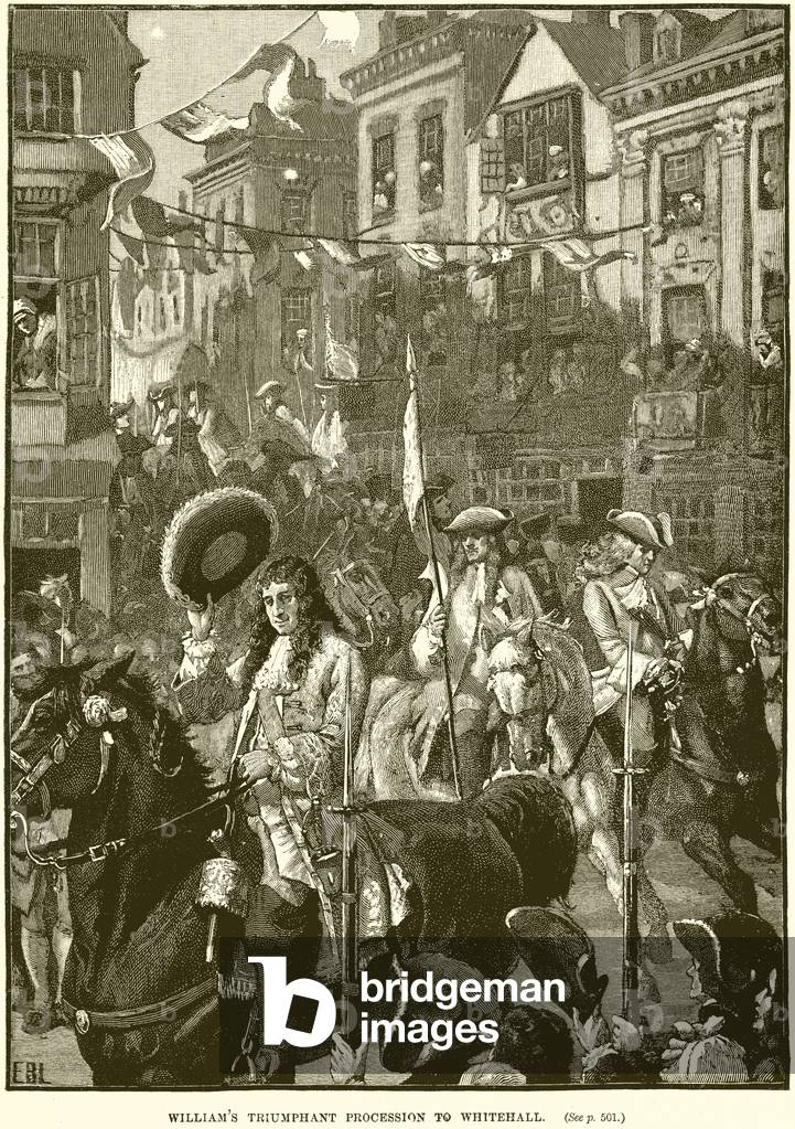 William's Triumphant Procession to Whitehall (engraving)