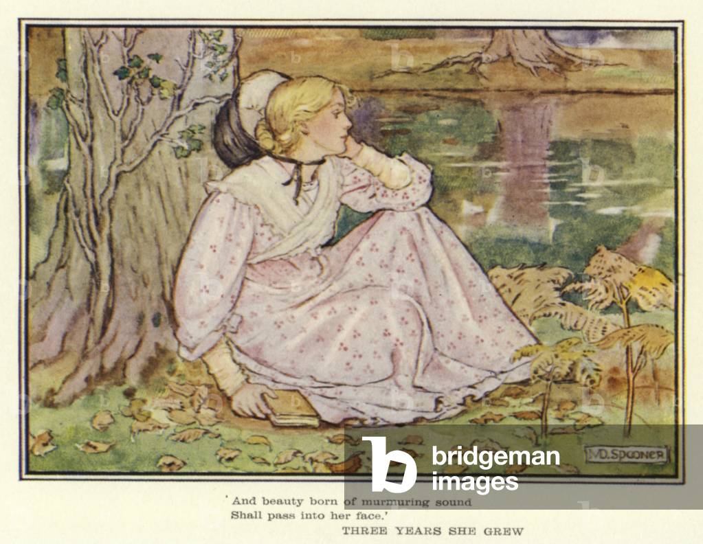 Illustration for William Wordsworth's Poems (litho)