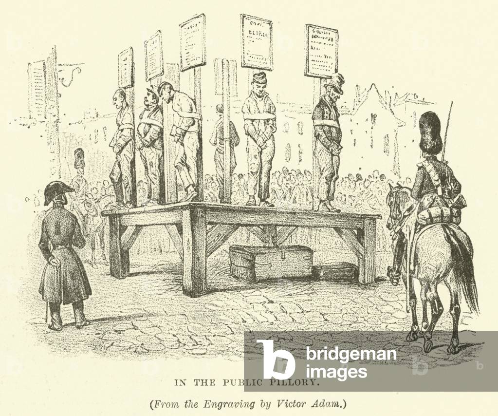 In the public pillory (engraving)