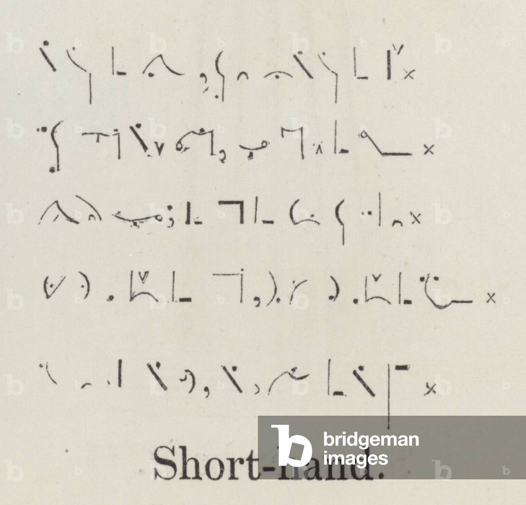 Shorthand (engraving)