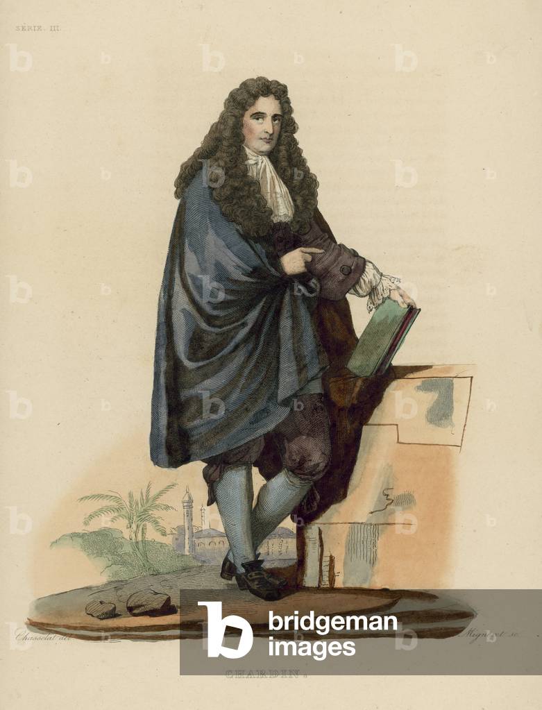 Chardin (coloured engraving)