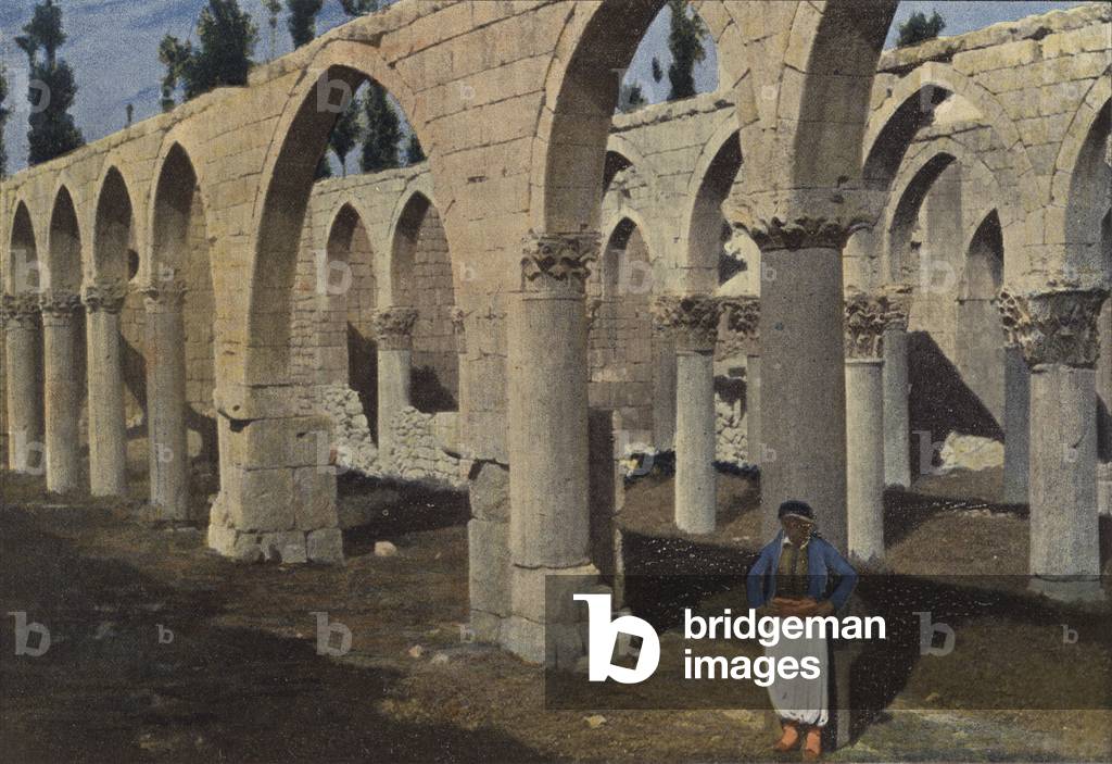 Baalbeck, Mosquee De Saladin (colour photo)