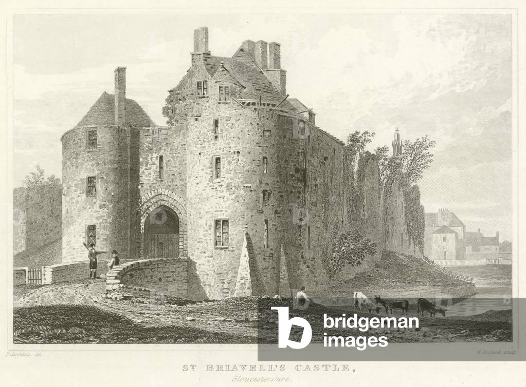 St Briavell's Castle, Gloucestershire (engraving)