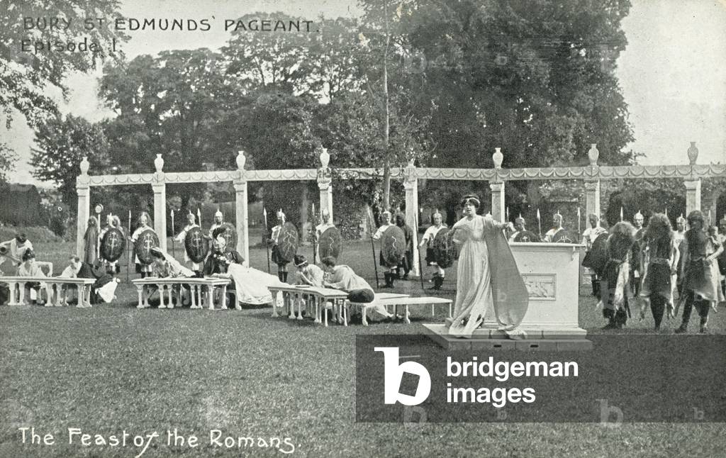 The Feast of the Romans (b/w photo)