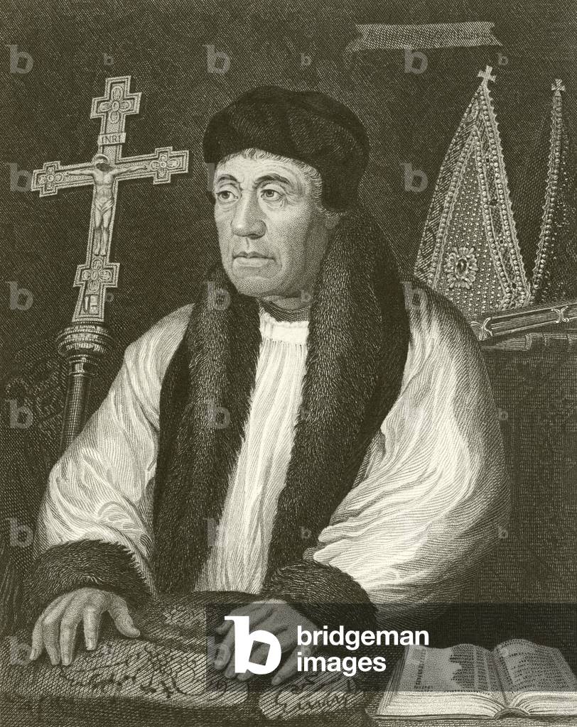 William Warham, Archbishop of Canterbury (engraving)