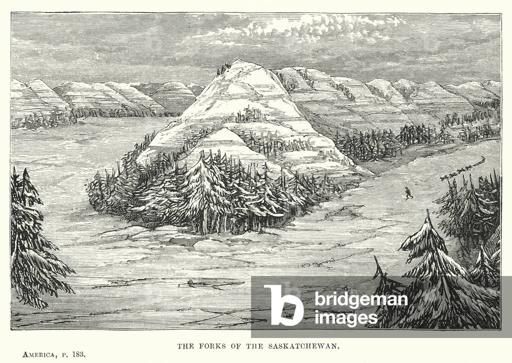 The Forks of the Saskatchewan (engraving)