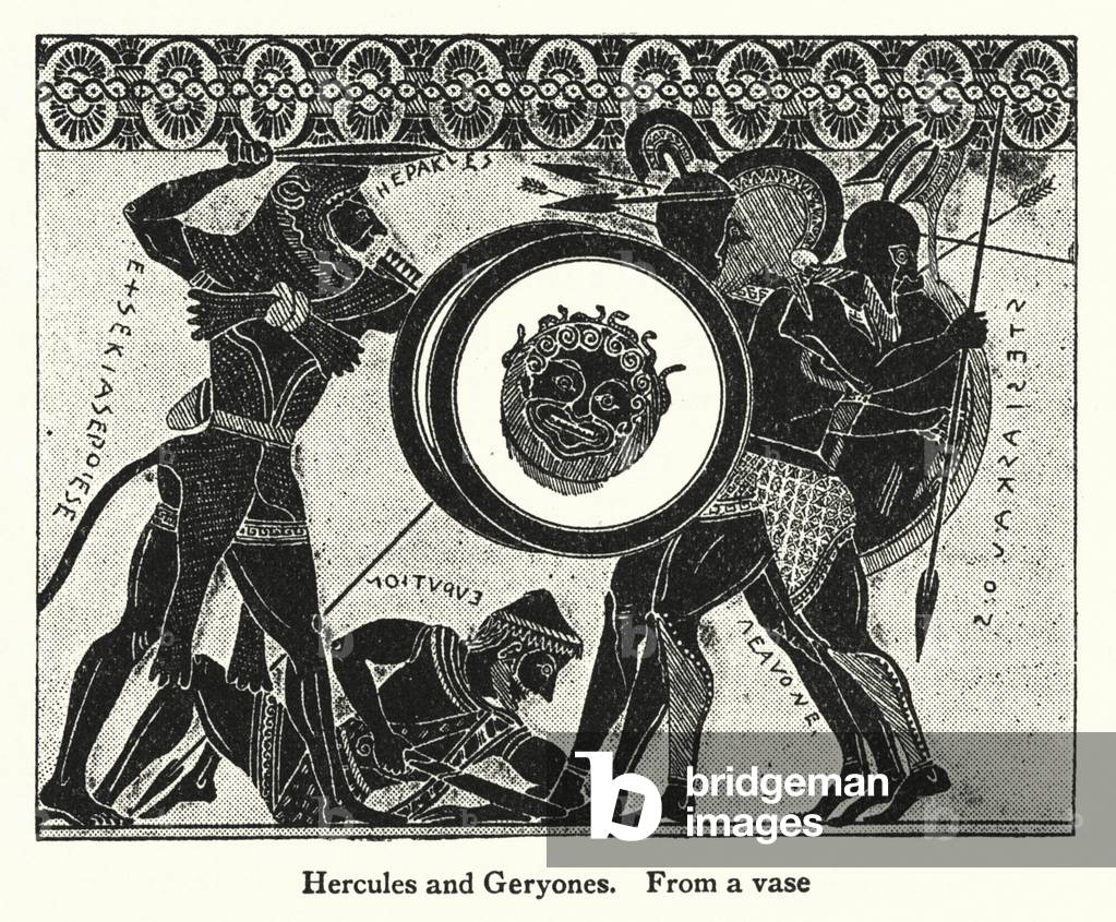 Hercules and Geryones (litho)