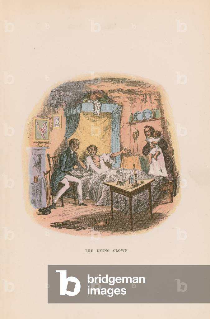 Illustration for Pickwick Papers (colour litho)