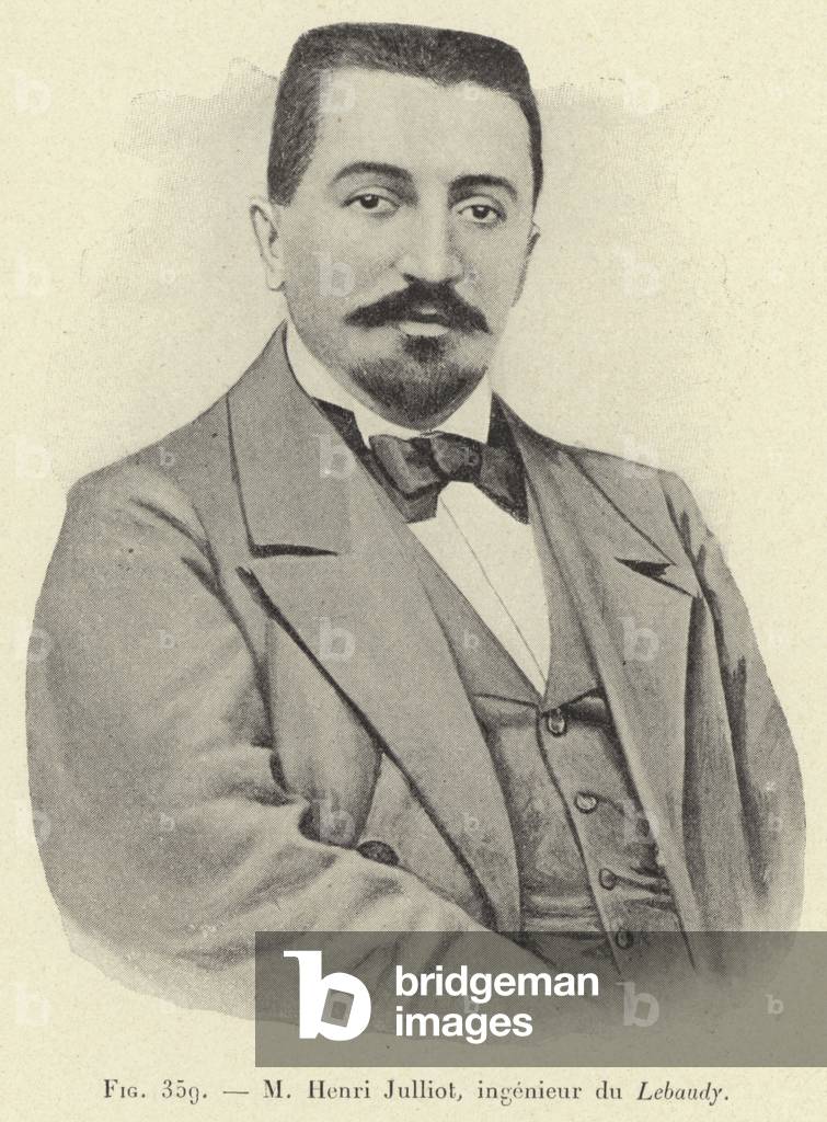 M Henri Julliot, ingenieur du Lebaudy (engraving)
