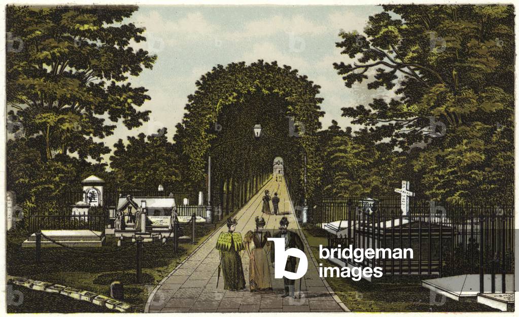 Avenue, Clifton Church (colour litho)