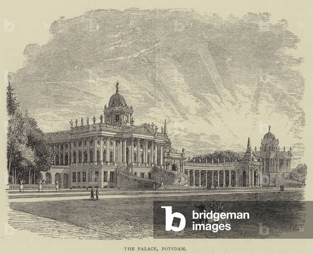 The Palace, Potsdam (engraving)