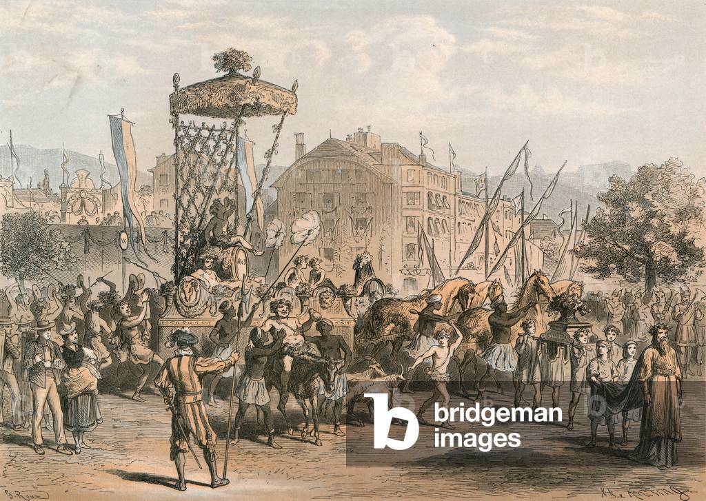 Vine-Dressers' Festival at Vevey (engraving)