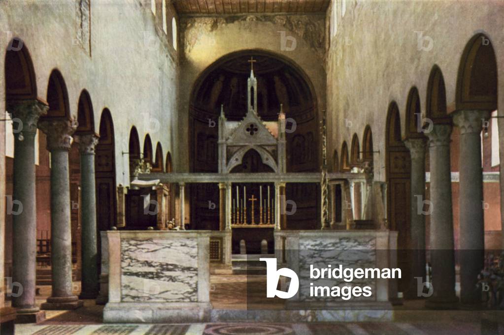 S Maria-in-Cosmedin, Schola Cantorum (colour photo)
