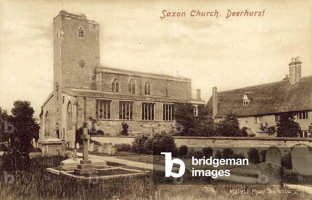 Saxon Church, Deerhurst (b/w photo)