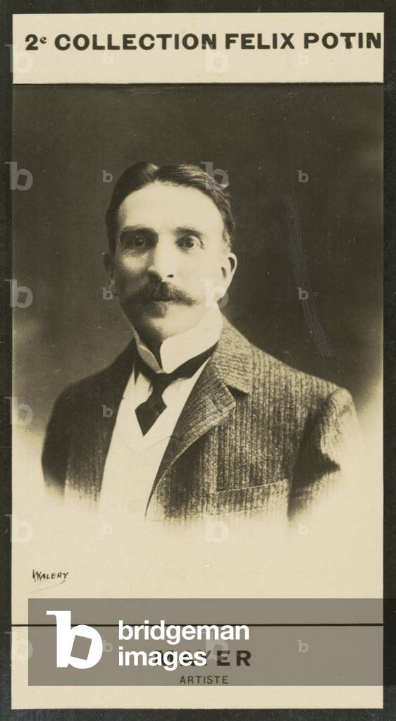 Henry-Charles-Jules Mayer, Artiste, 1857 (b/w photo)