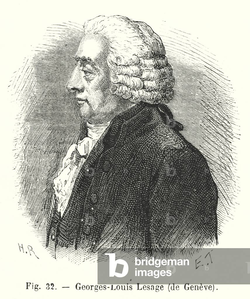 Georges-Louis Lesage, de Geneve (engraving)