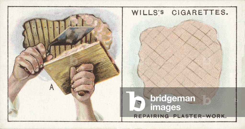 Household Hints, Repairing Plaster-work (chromolitho)