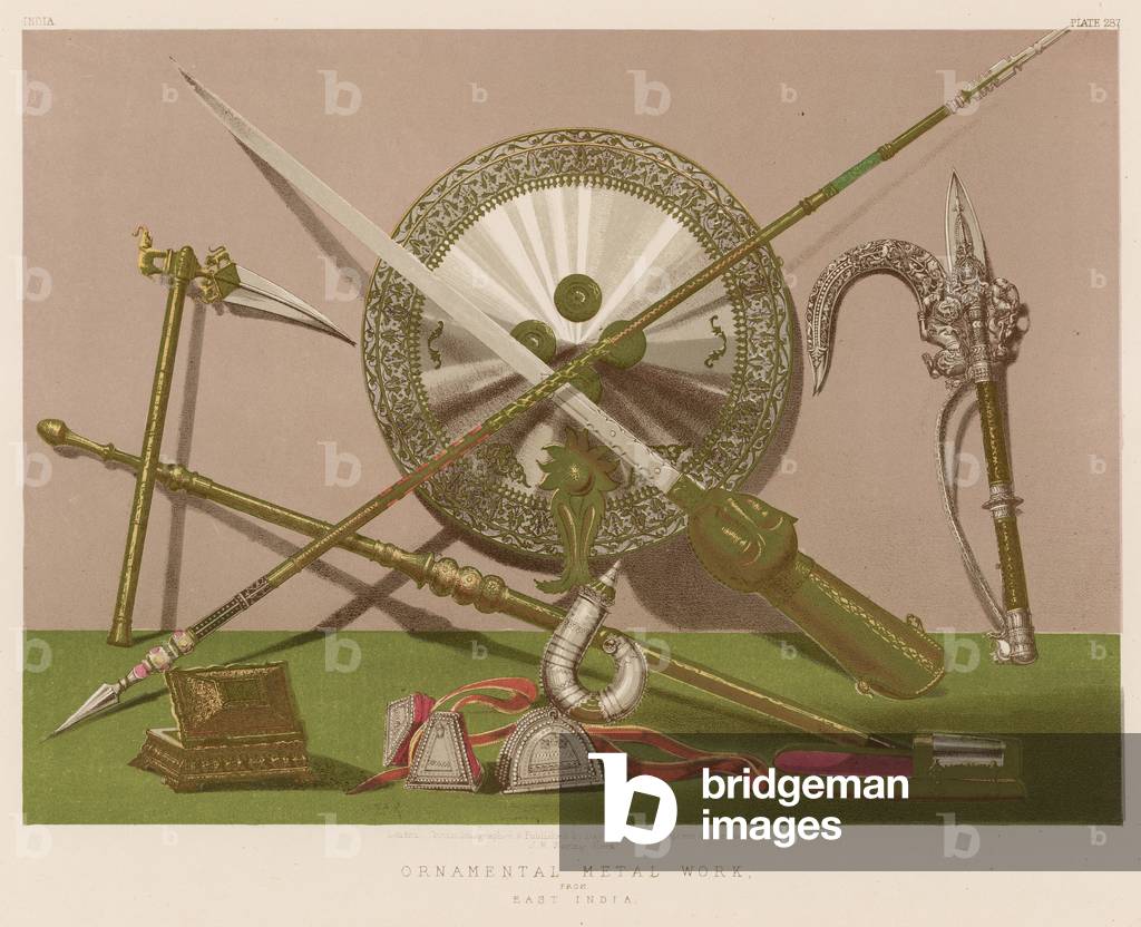 Ornamental Metal Work from East India (chromolitho)