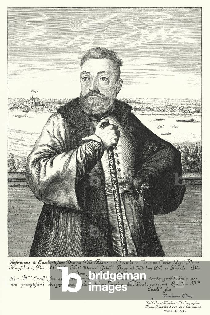 Adam Kazanowski, Polish-Lithuanian nobleman (engraving)