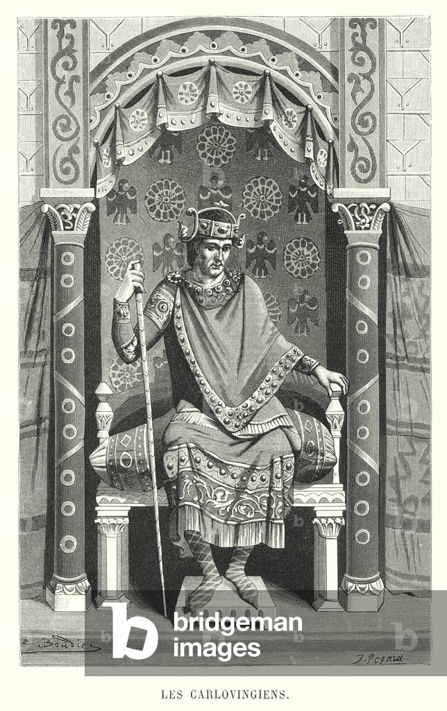Les Carlovingiens (engraving)