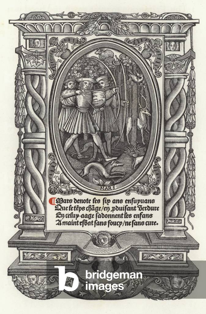 The Twelve Ages of Man: March (litho)