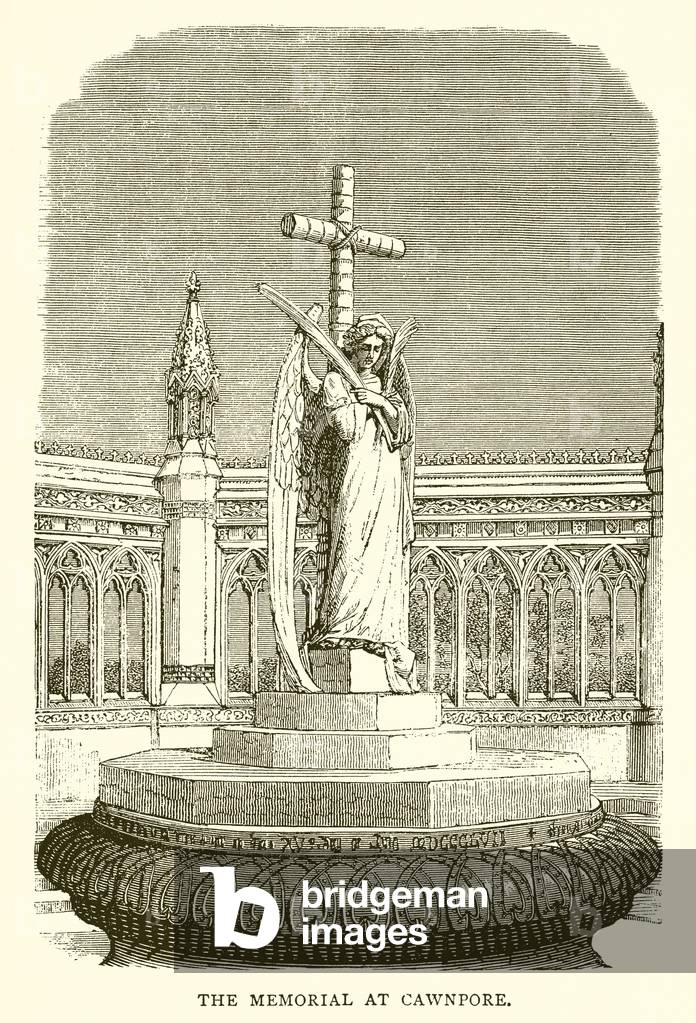 The memorial at Cawnpore (engraving)