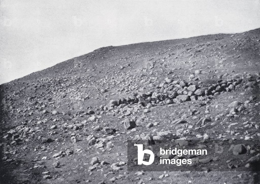 Site of Ancient Jericho (b/w photo)