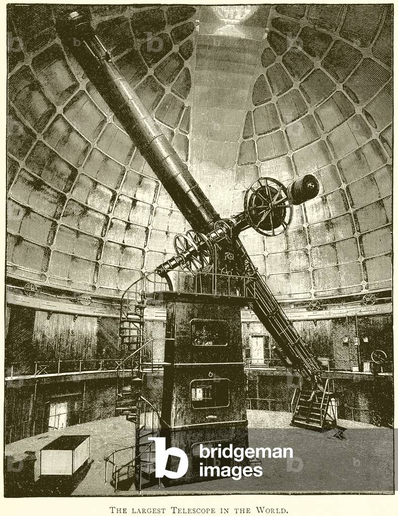 The Largest Telescope in the World (engraving)