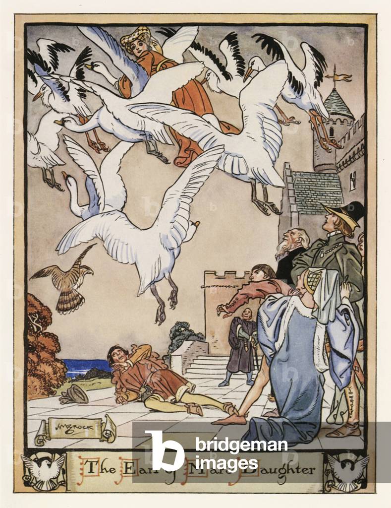 The Earl of Mar's Daughter (colour litho)