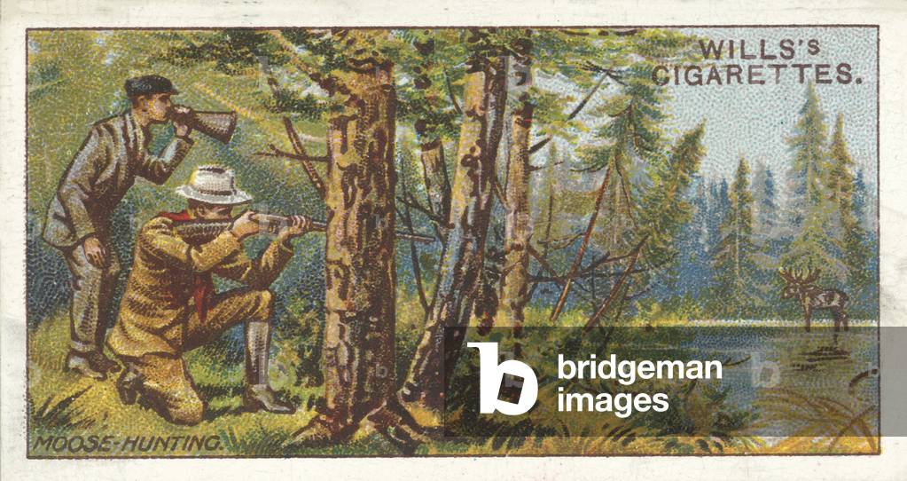 Canada, Moose-Hunting (chromolitho)