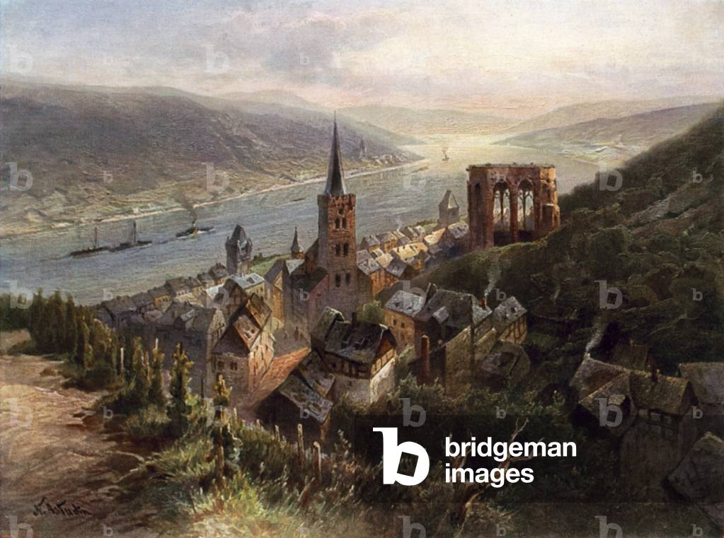 Bacharach (colour litho)