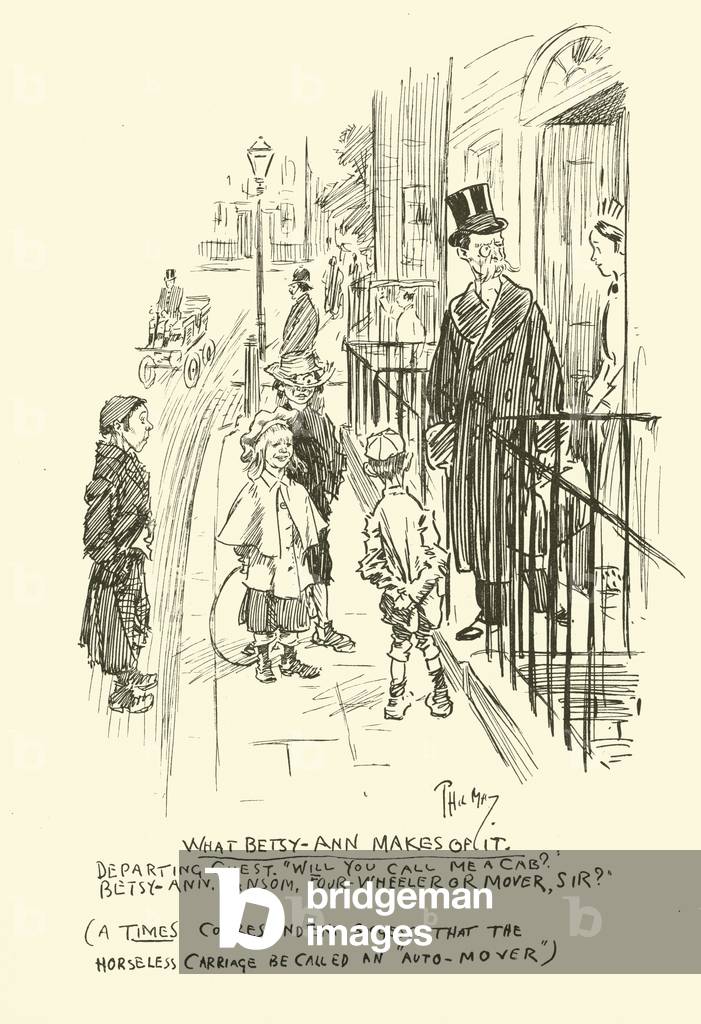 Illustration for Phil May's Gutter-Snipes (lithograph)
