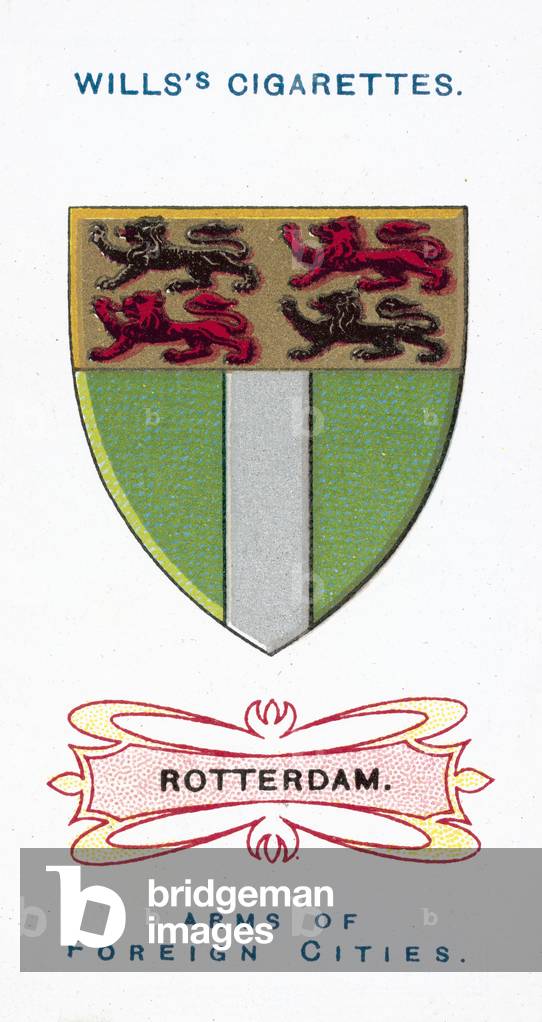 Arms of Rotterdam (chromolitho)