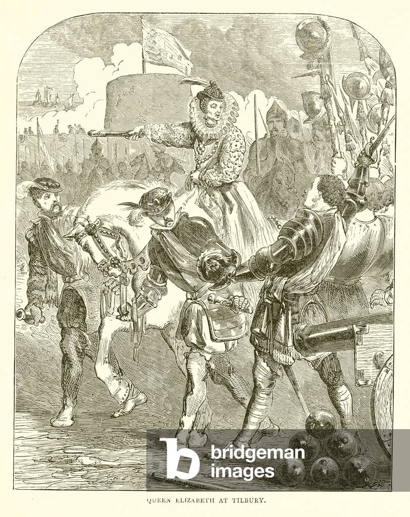 Queen Elizabeth at Tilbury (engraving)