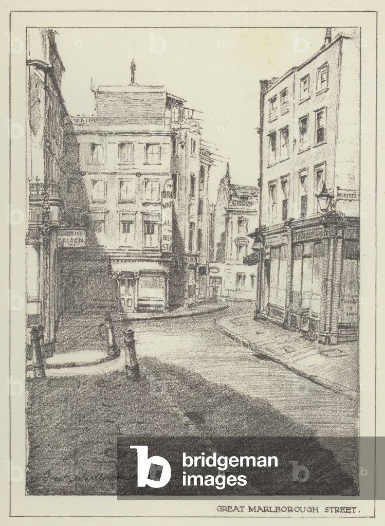 Great Marlborough Street (litho)