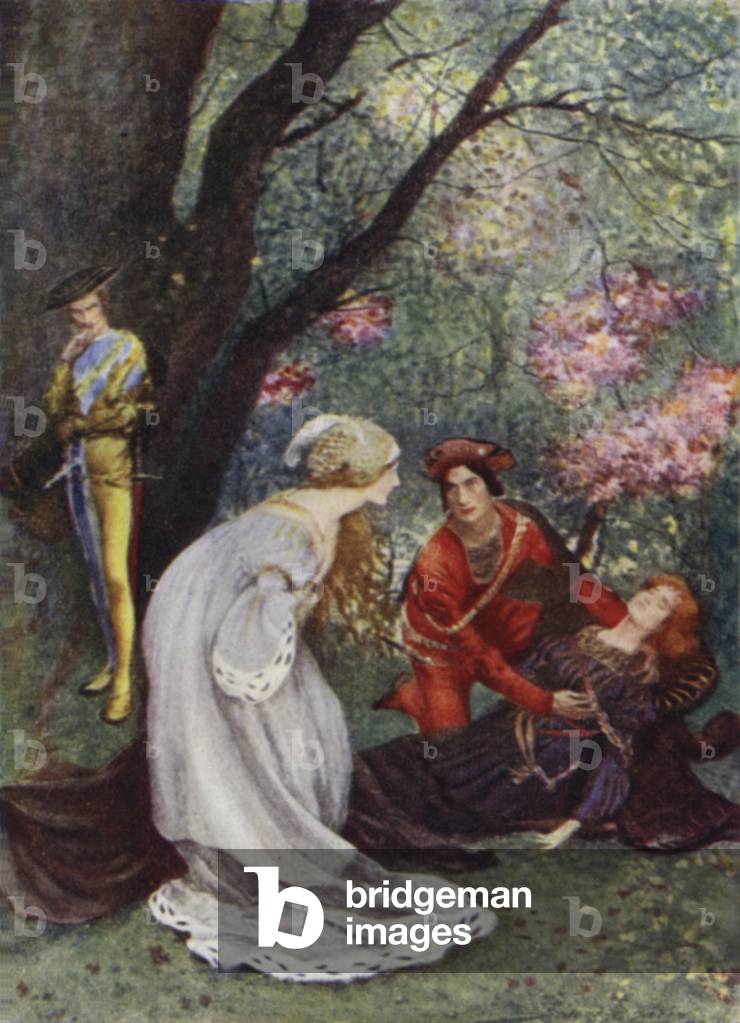 The Two Gentlemen Of Verona (colour litho)