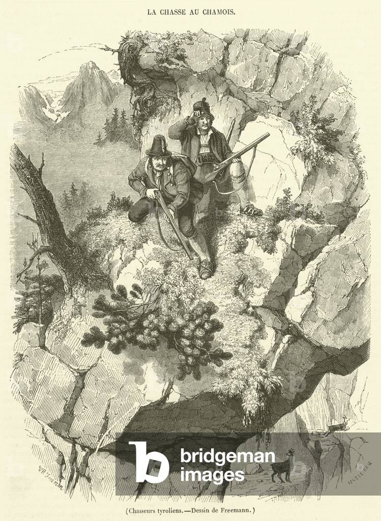 Chasseurs tyroliens (engraving)