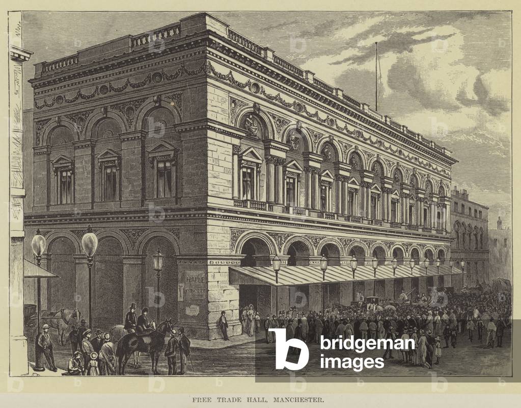 Free Trade Hall, Manchester (engraving)