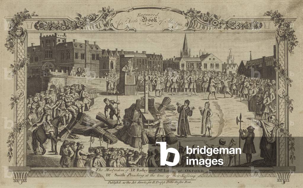 Illustration for Fox's Book of Martyrs, 1776 edition (engraving)