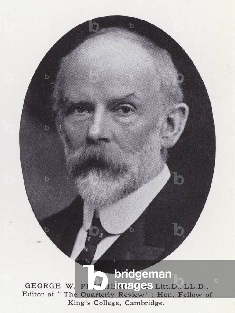 Prominent Men of London: George W Prothero (b/w photo)