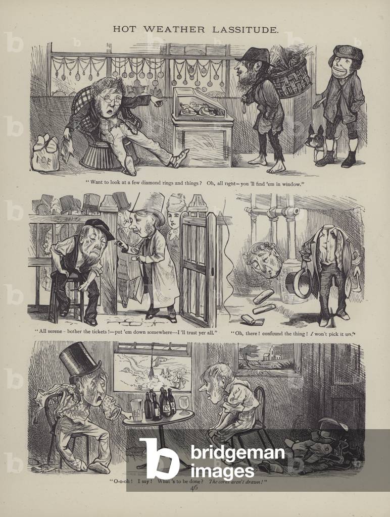 Page from The British Working Man or One Who Does Not Believe In Him (engraving)