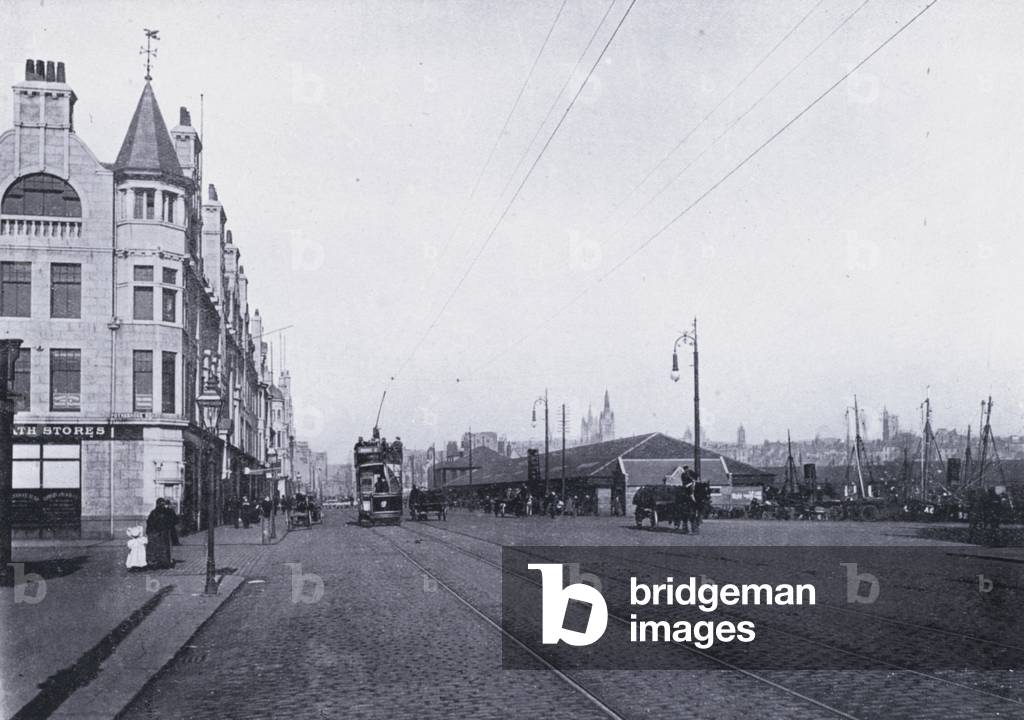 Aberdeen: South Market Street (b/w photo)