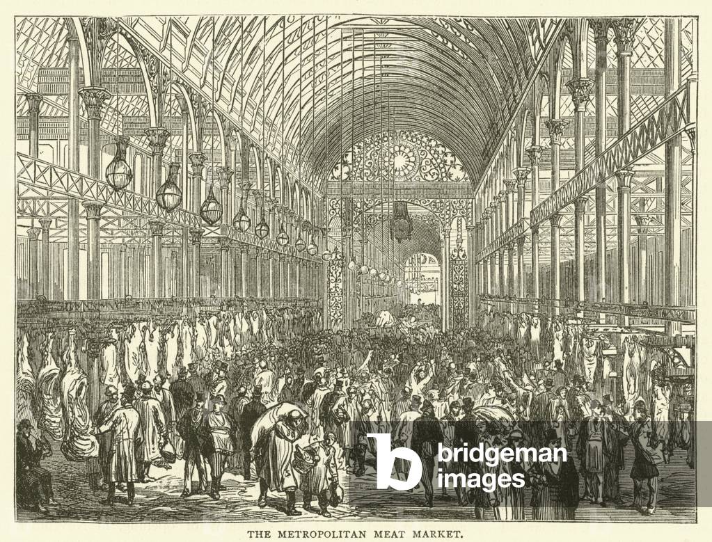 The Metropolitan Meat Market (engraving)