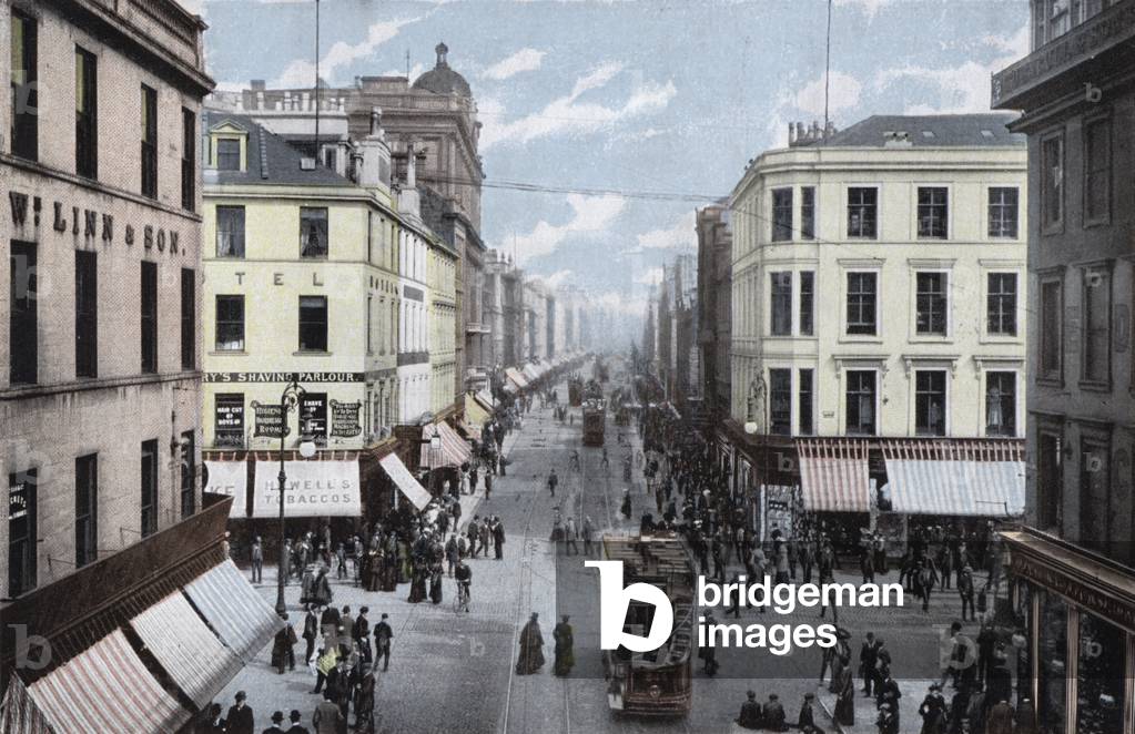 Glasgow, Argyle Street (colour photo)