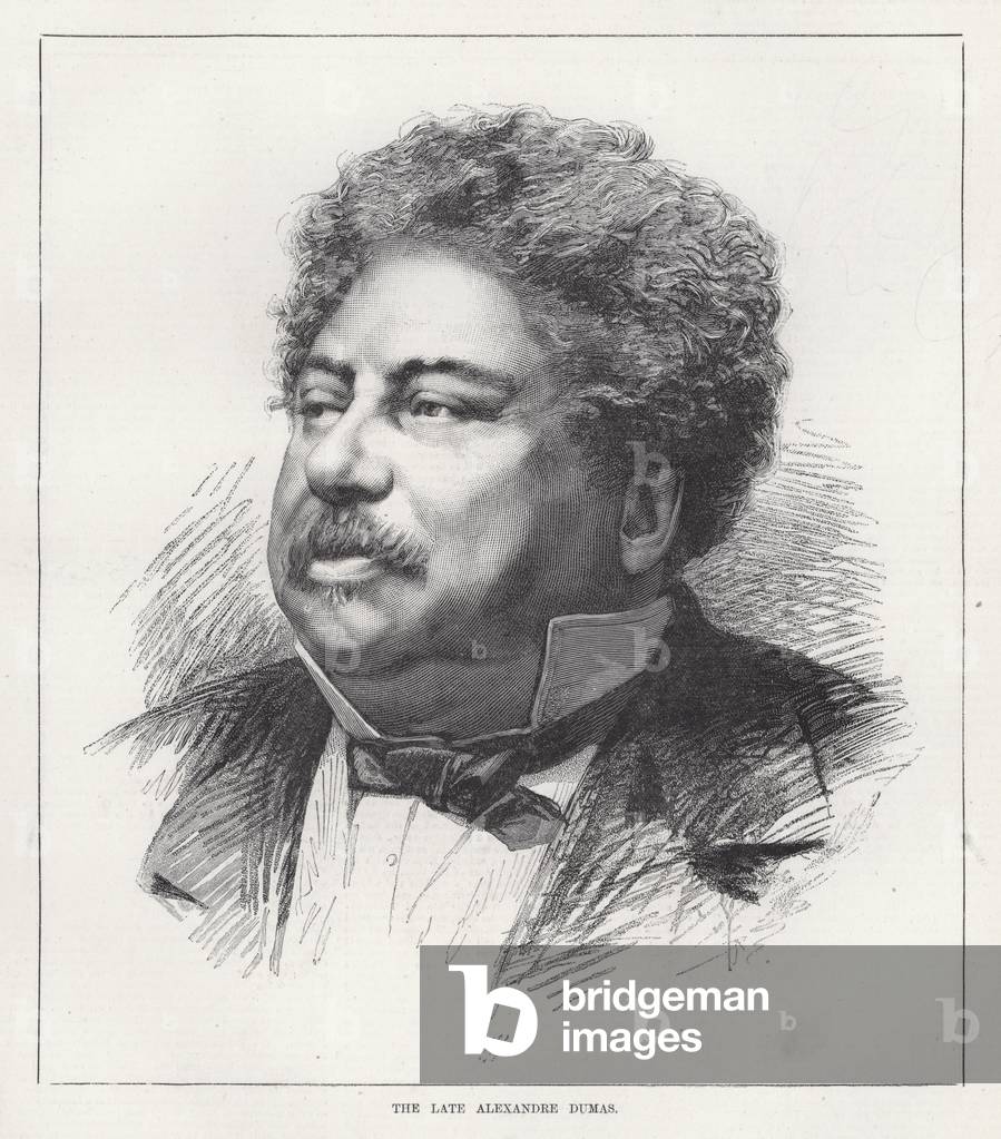 The late Alexandre Dumas (engraving)