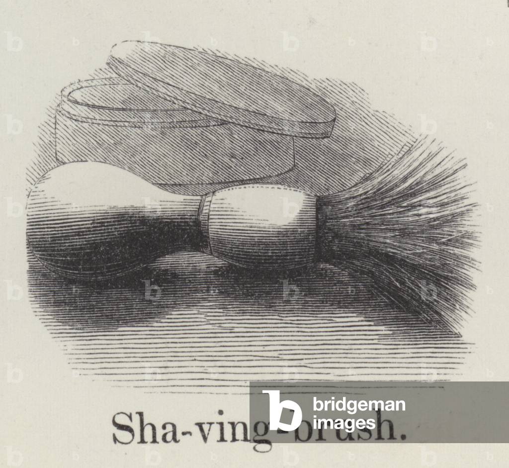 Shaving brush (engraving)