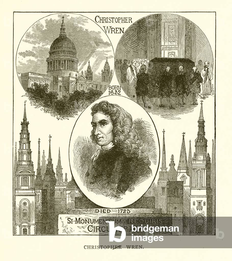 Sir Christopher Wren (engraving)