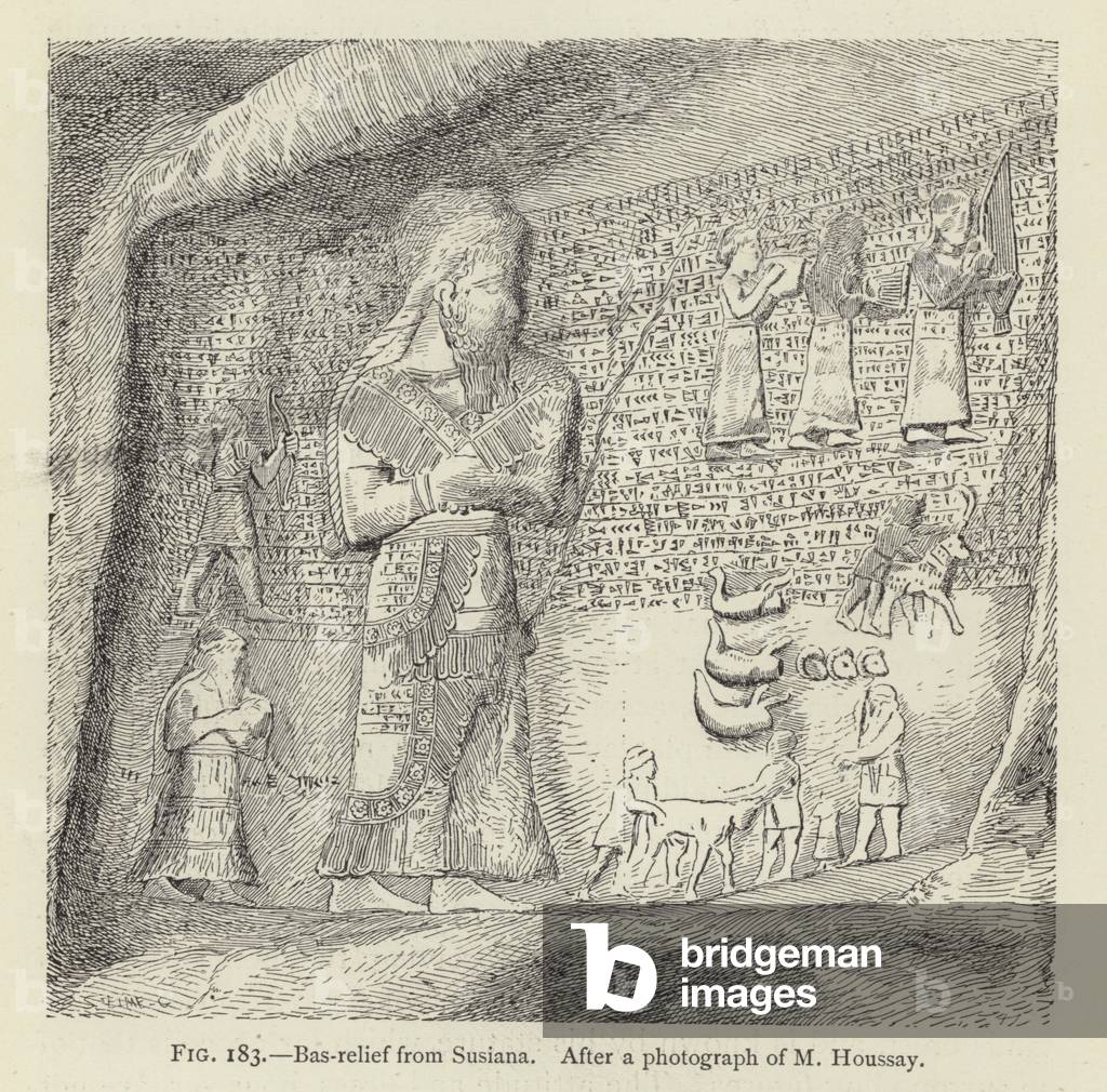 Bas-relief from Susiana (engraving)