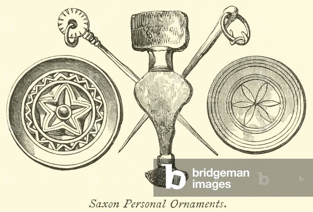 Saxon Personal Ornaments (engraving)