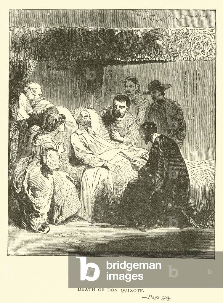 Death of Don Quixote (engraving)